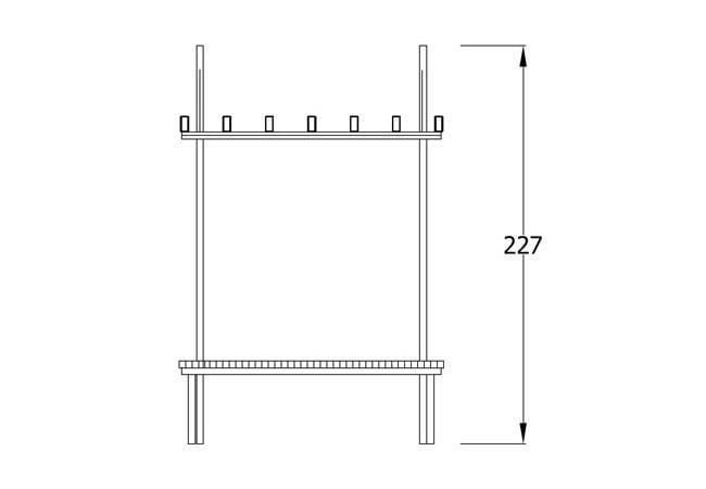 Ahşap Metal Pergola 1.5x1.2m, Düz Oturmalı Model