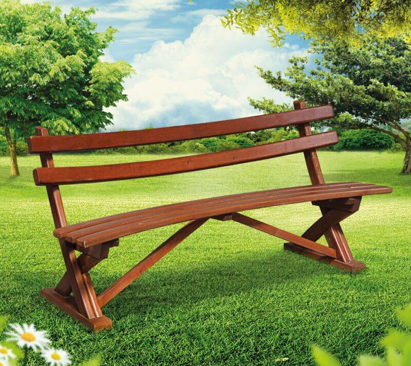 Ahşap Bank, Bahçe Oturma Bankı 185 cm