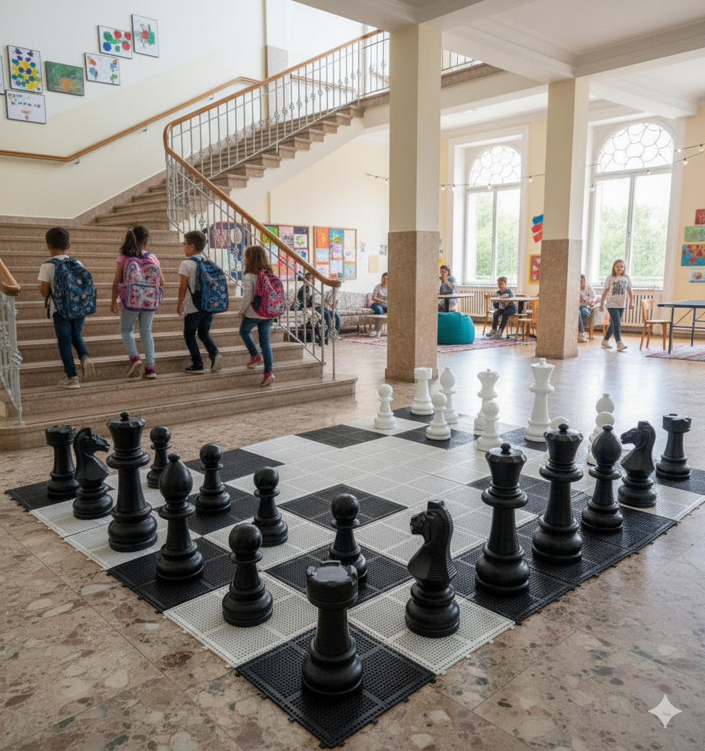 Bahçe Satranç Takımı Taşları, Zemin Hariç