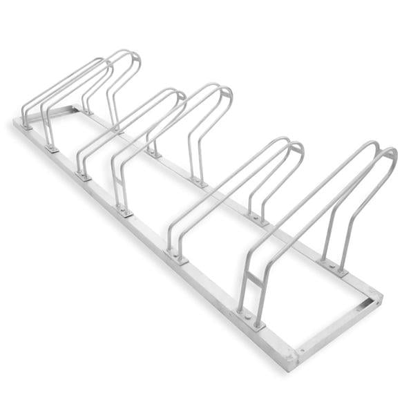 6-Bike Parking Rack – Heavy-Duty Galvanized Steel (40x210 cm)
