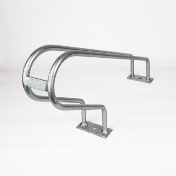 Single-Slot Galvanized Bicycle Parking Stand – Heavy-Duty Steel Rack