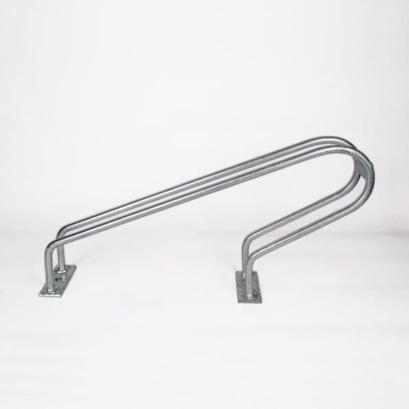 Single-Slot Galvanized Bicycle Parking Stand – Heavy-Duty Steel Rack