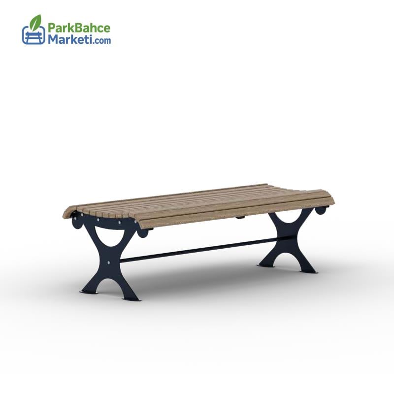 Çapraz Metal Ayaklı Arkalıksız Bank