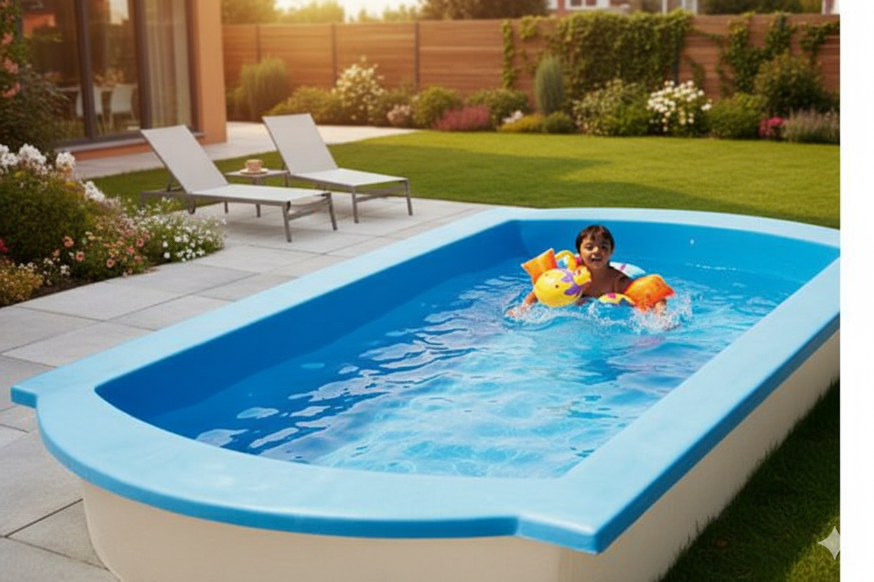 Çocuk Yüzme Havuzu h90 cm Fiberglass