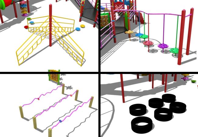 Çok Aktiviteli Mega Boy Engelli Çocuk Parkı