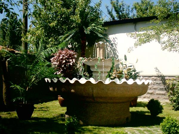 Dekoratif Süs Havuzu Fiberglass 230cm Yuvarlak