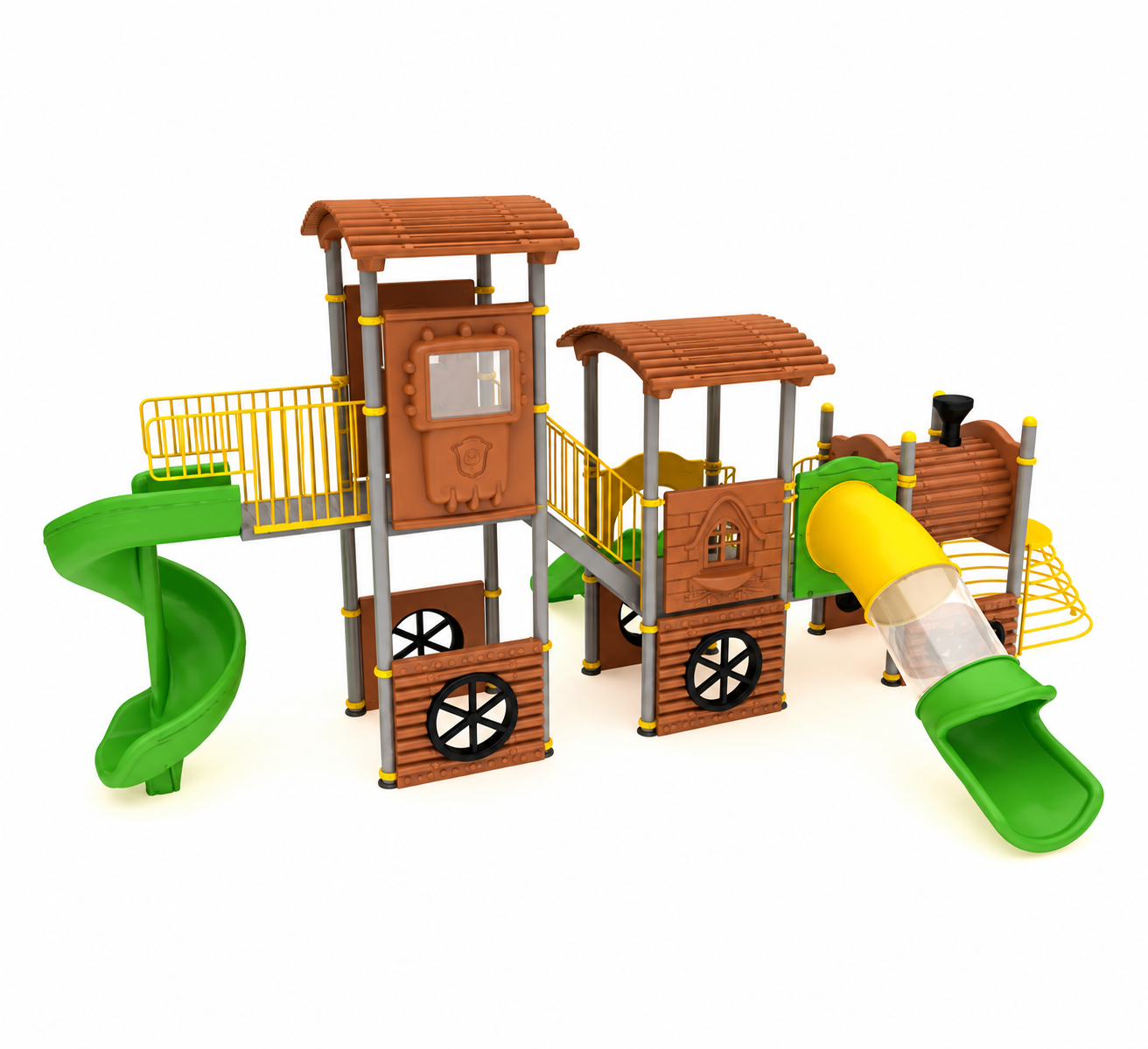 Dış Mekan Çocuk Oyun Parkı - TRN-02 Tren Temalı Model