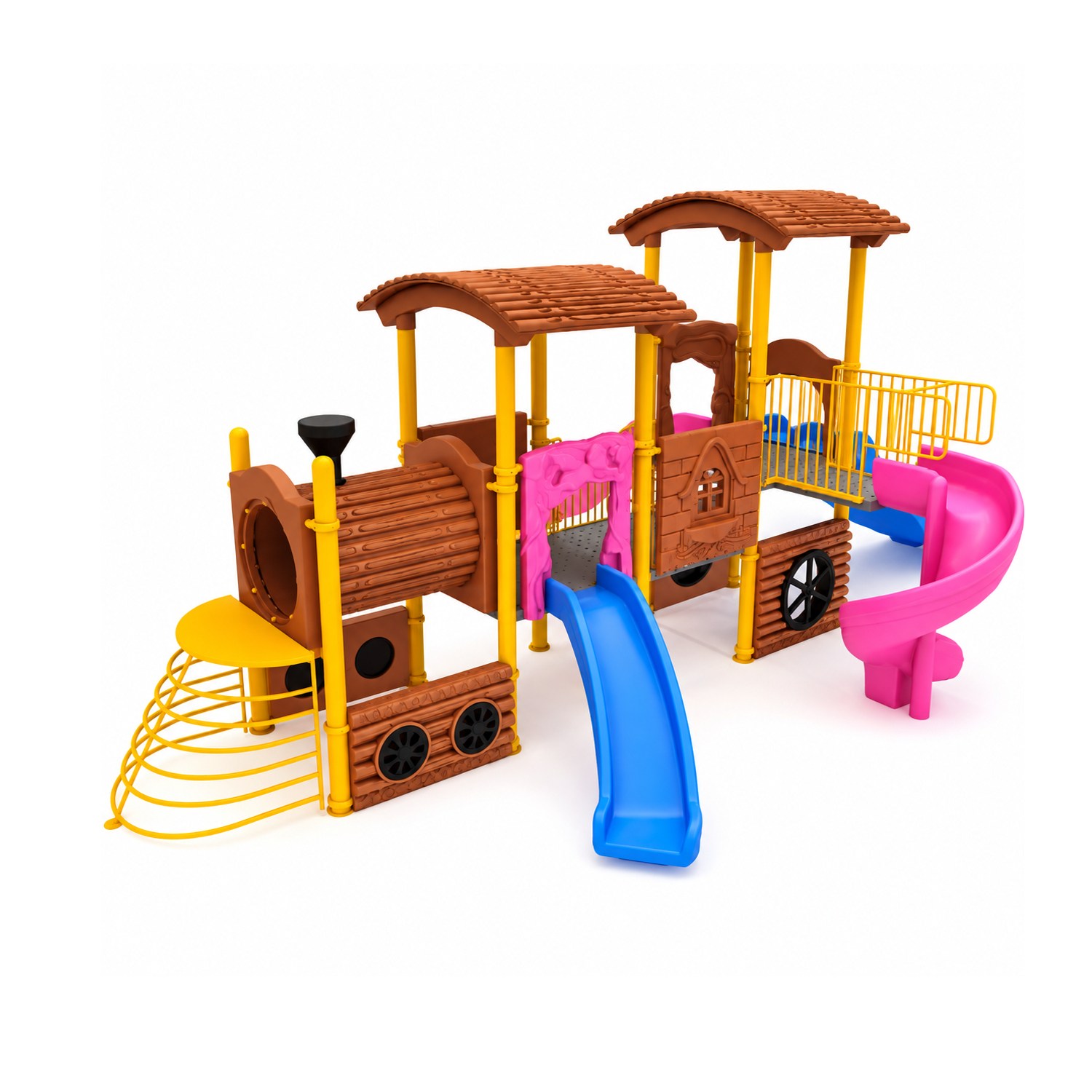 Dış Mekan Çocuk Oyun Parkı - TRN-03 Tren Temalı Modeli