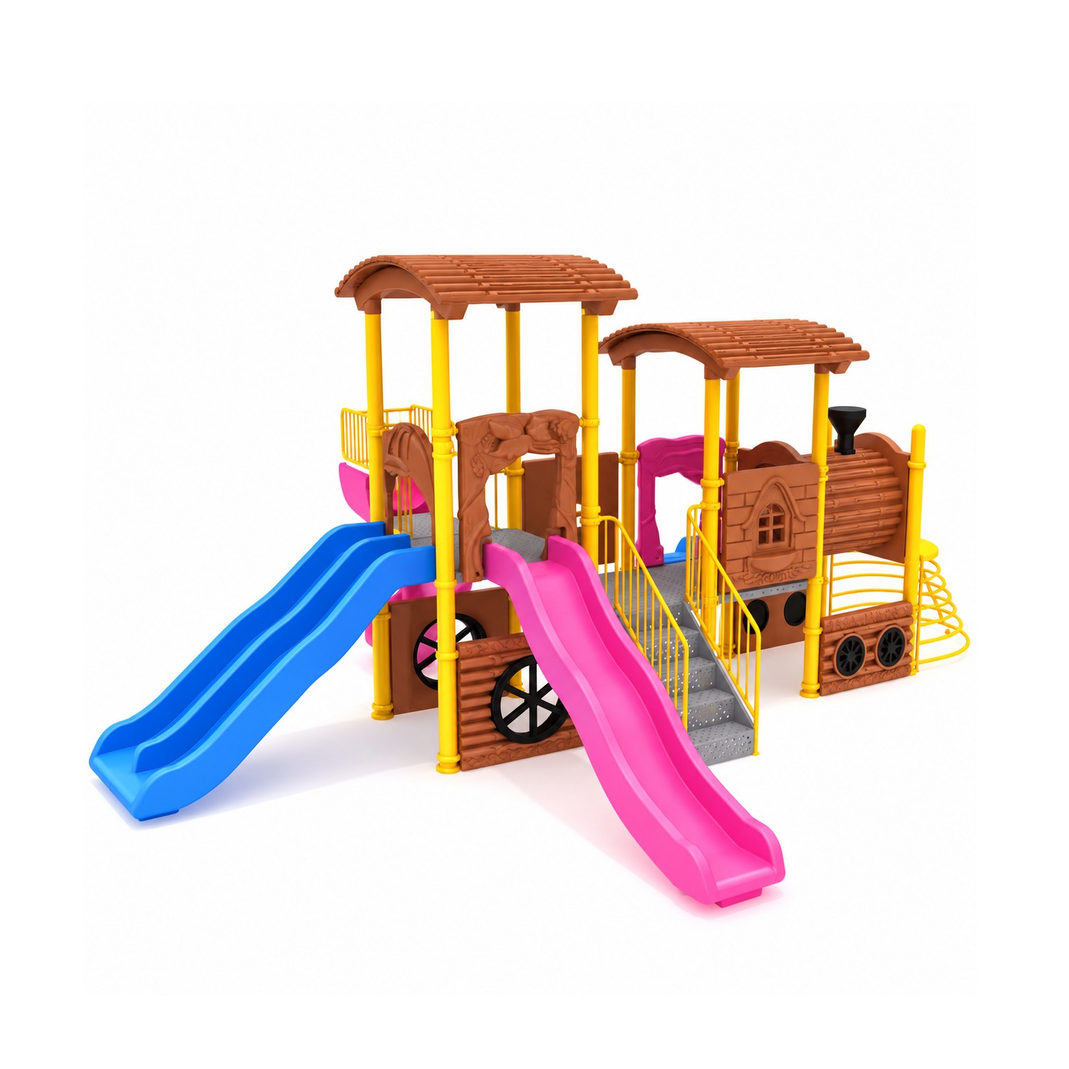 Dış Mekan Çocuk Oyun Parkı - TRN-03 Tren Temalı Modeli