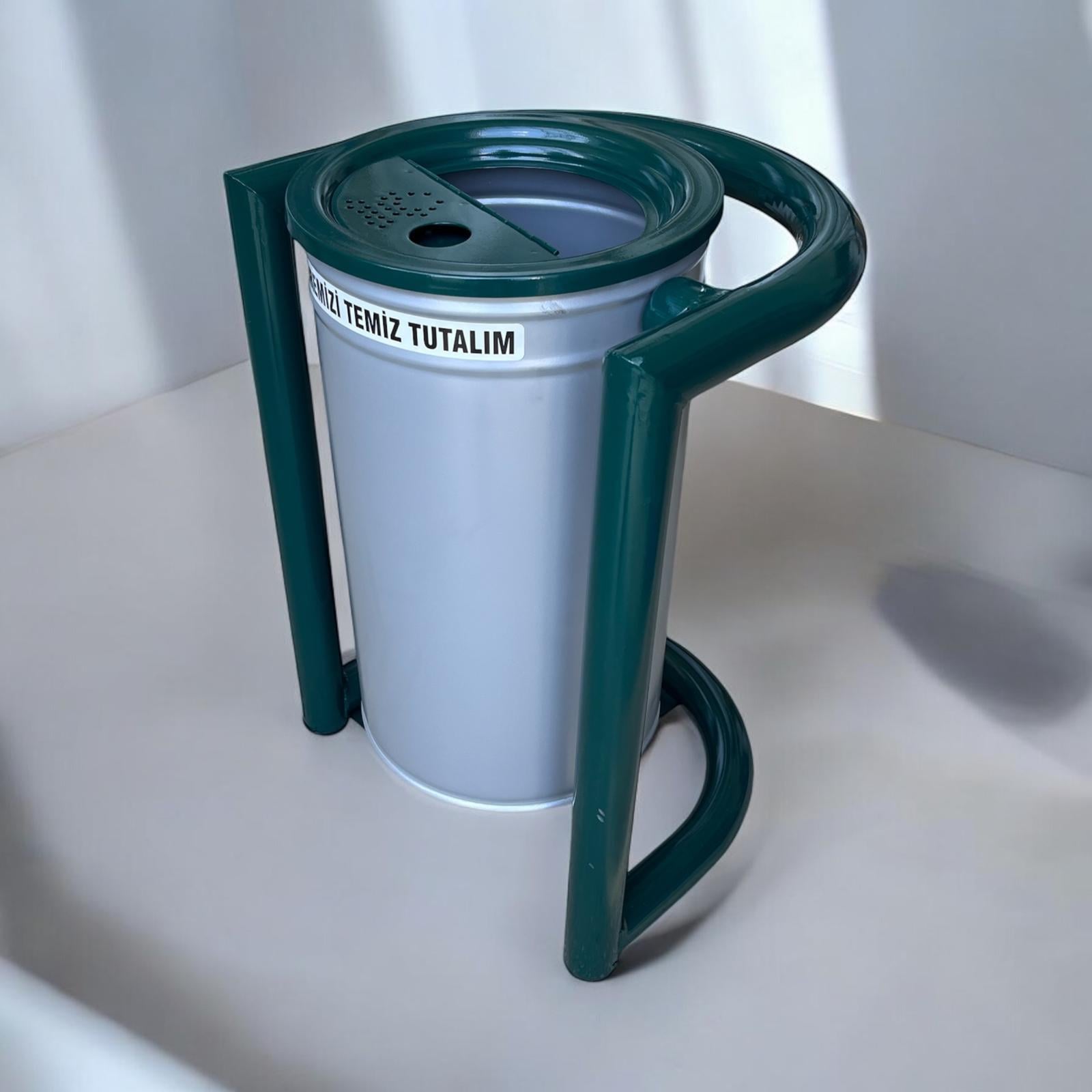 Dış Mekan Çöp Kovası SGC07B, Metal Sallanır 30L
