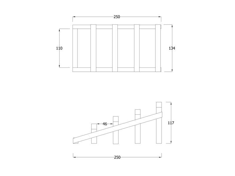 Ahşap Spor Aletleri, Merdiven Tırmanma