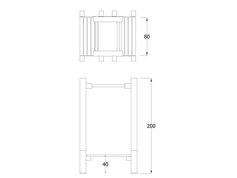 Ahşap Spor Aletleri, Barfiks Aleti 