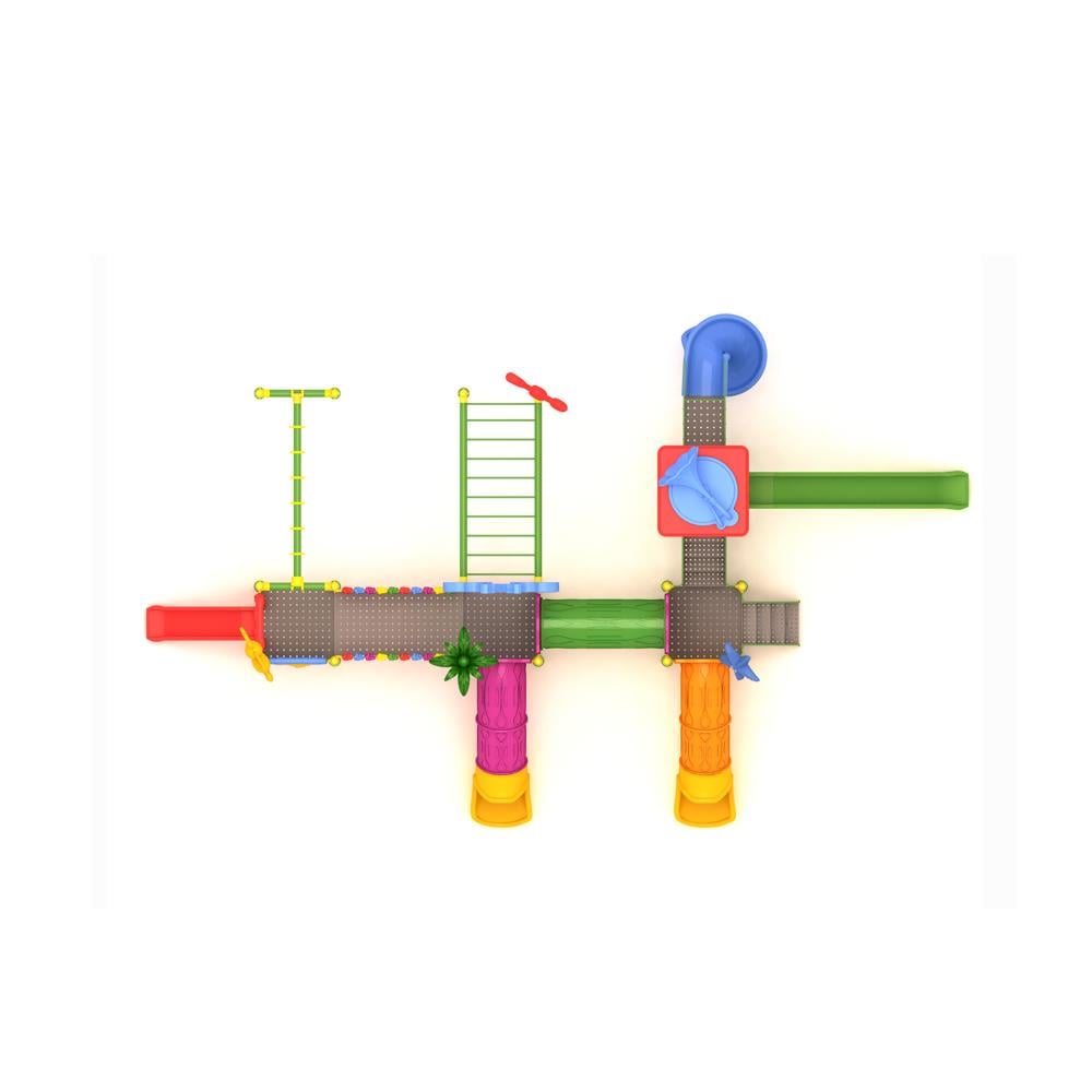 Dış Mekan Çocuk Oyun Grubu 12x8m, Gramofon Çatılı Model