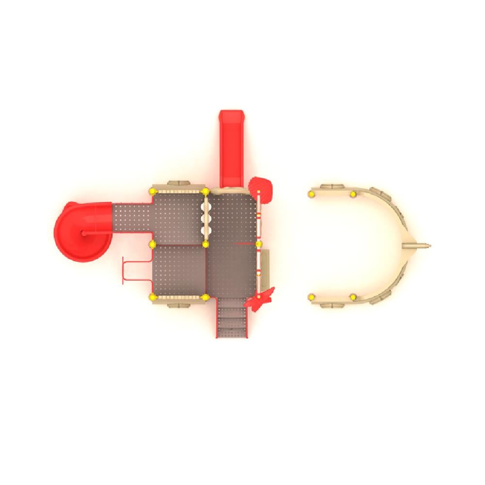 Gemi Oyun Grubu 9x5m, İki Kaydıraklı Model