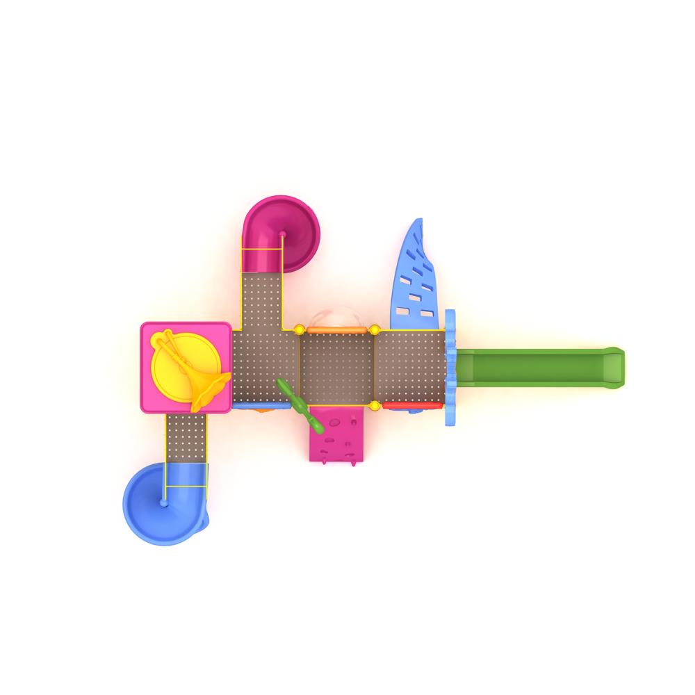 Çocuk Oyun Parkı 8x5m, Gramofon Çatılı Müzik Temalı Model