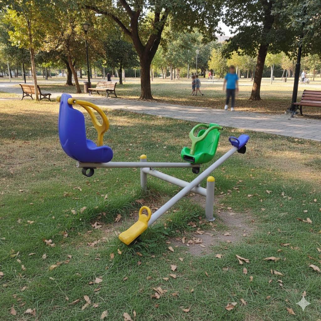 Dörtlü Tahterevalli – 2 Engelli Koltuklu, 2 Standart Oturaklı