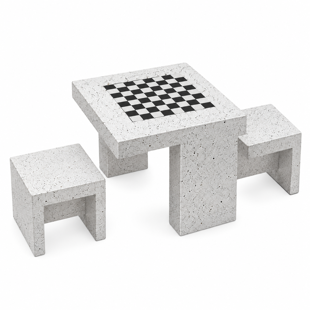 HRM-180 İki Oturaklı Beton Satranç Masası