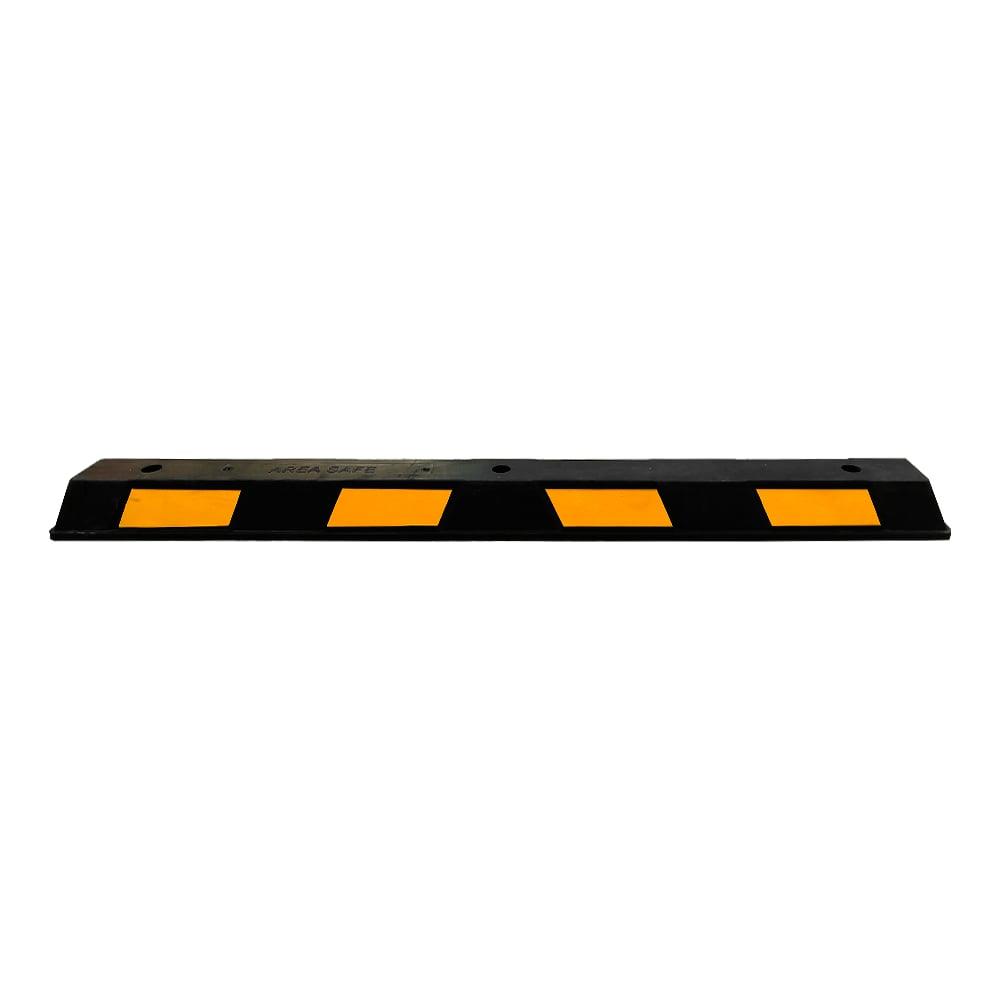 10-Piece Rubber Car Stopper Set – 165x16x10 cm | Flexible and Durable Wheel Stop