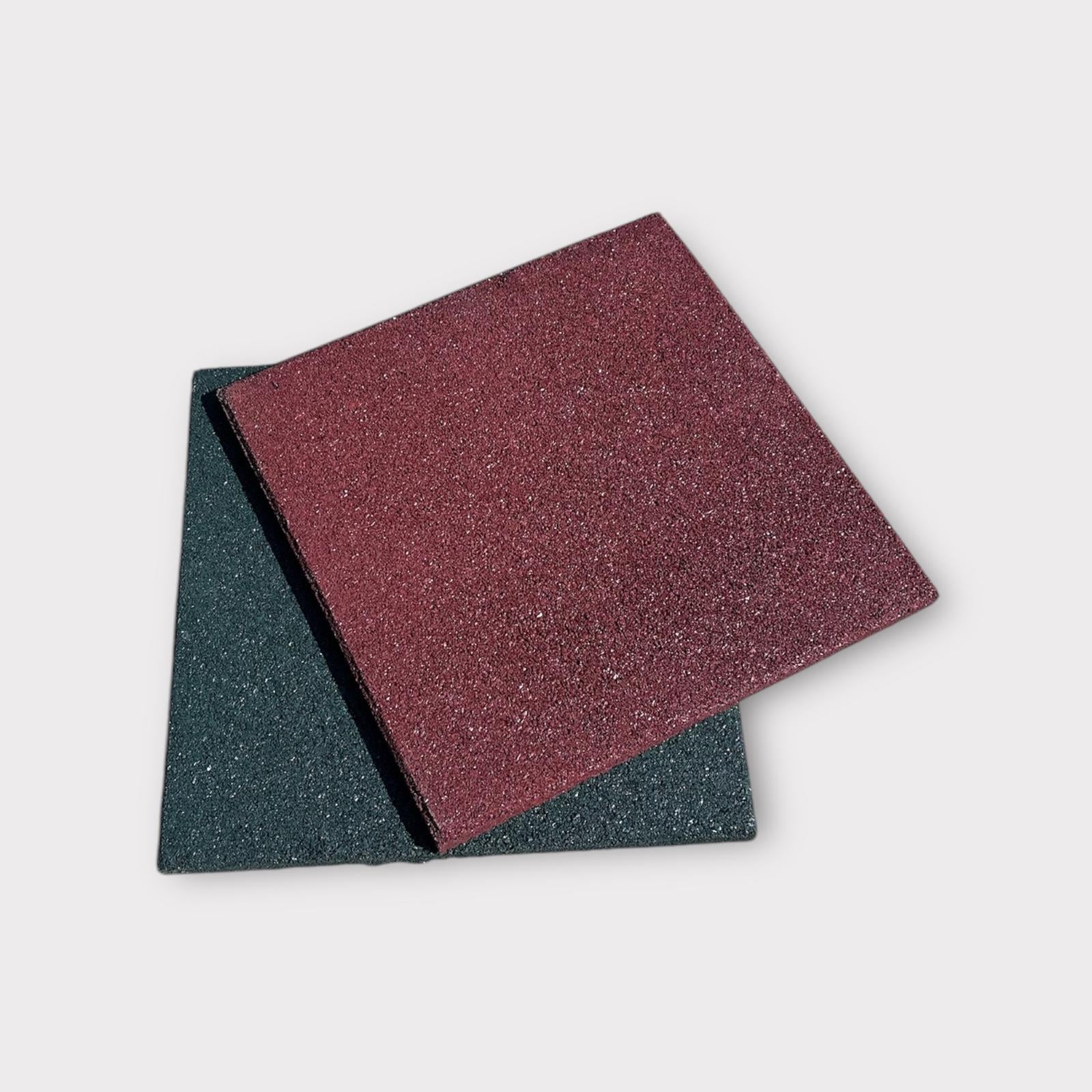 Green Rubber Floor Tile 40x40x2 cm – 35m² Pack (Adhesive Included)