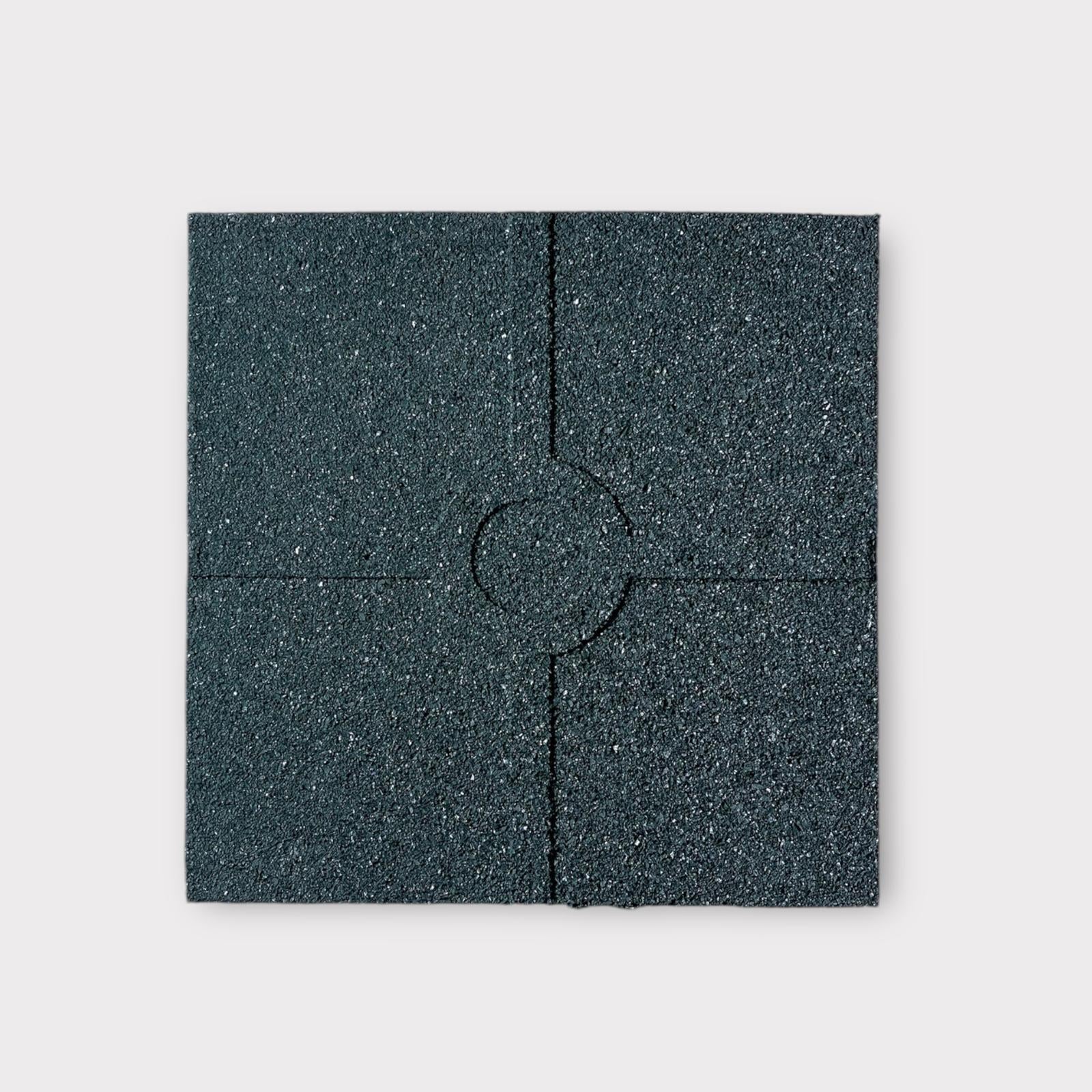 Green Rubber Floor Tile 40x40x2 cm – 35m² Pack (Adhesive Included)