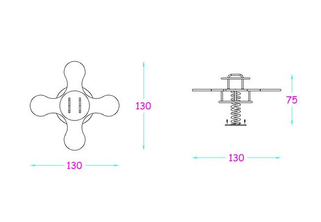 Kompakt Tahterevalli, 4 Kişilik Model