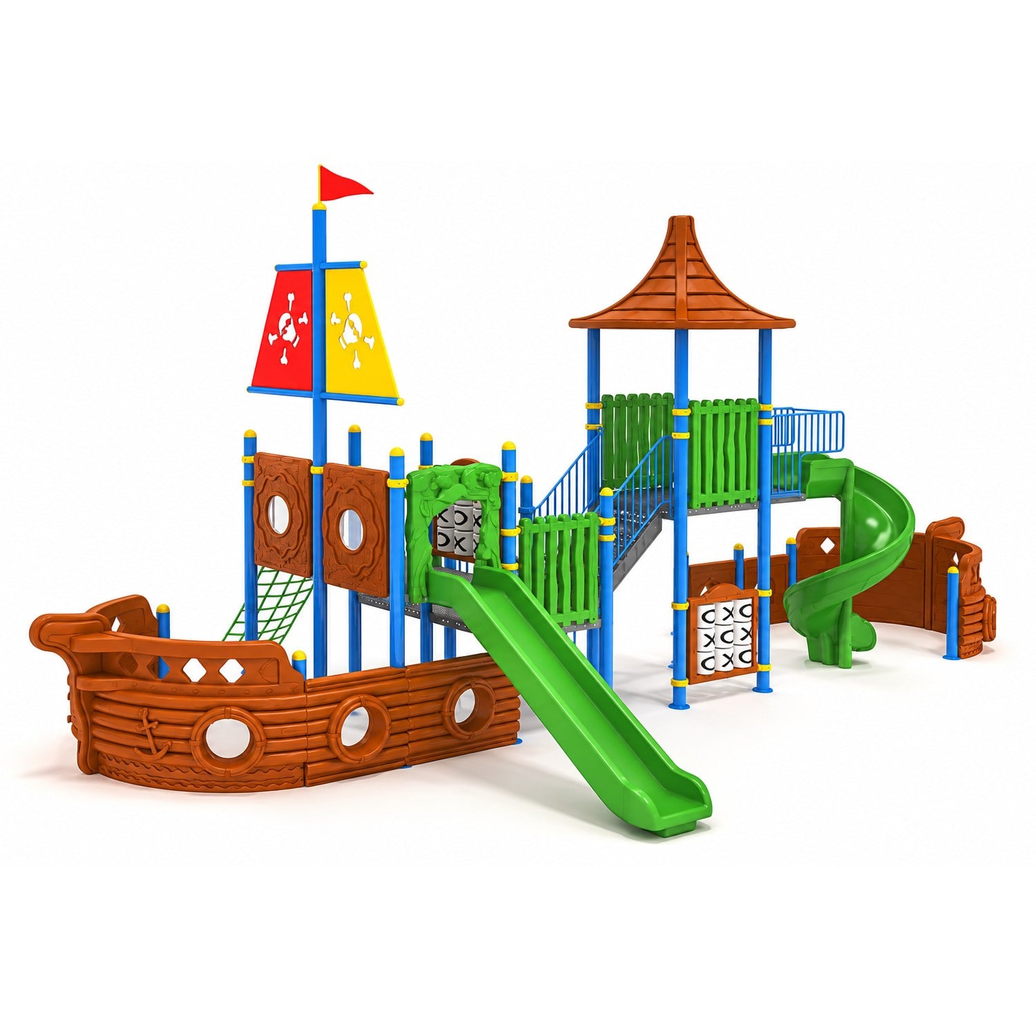 Korsan Gemisi Temalı 12x5.5m Çocuk Oyun Parkı