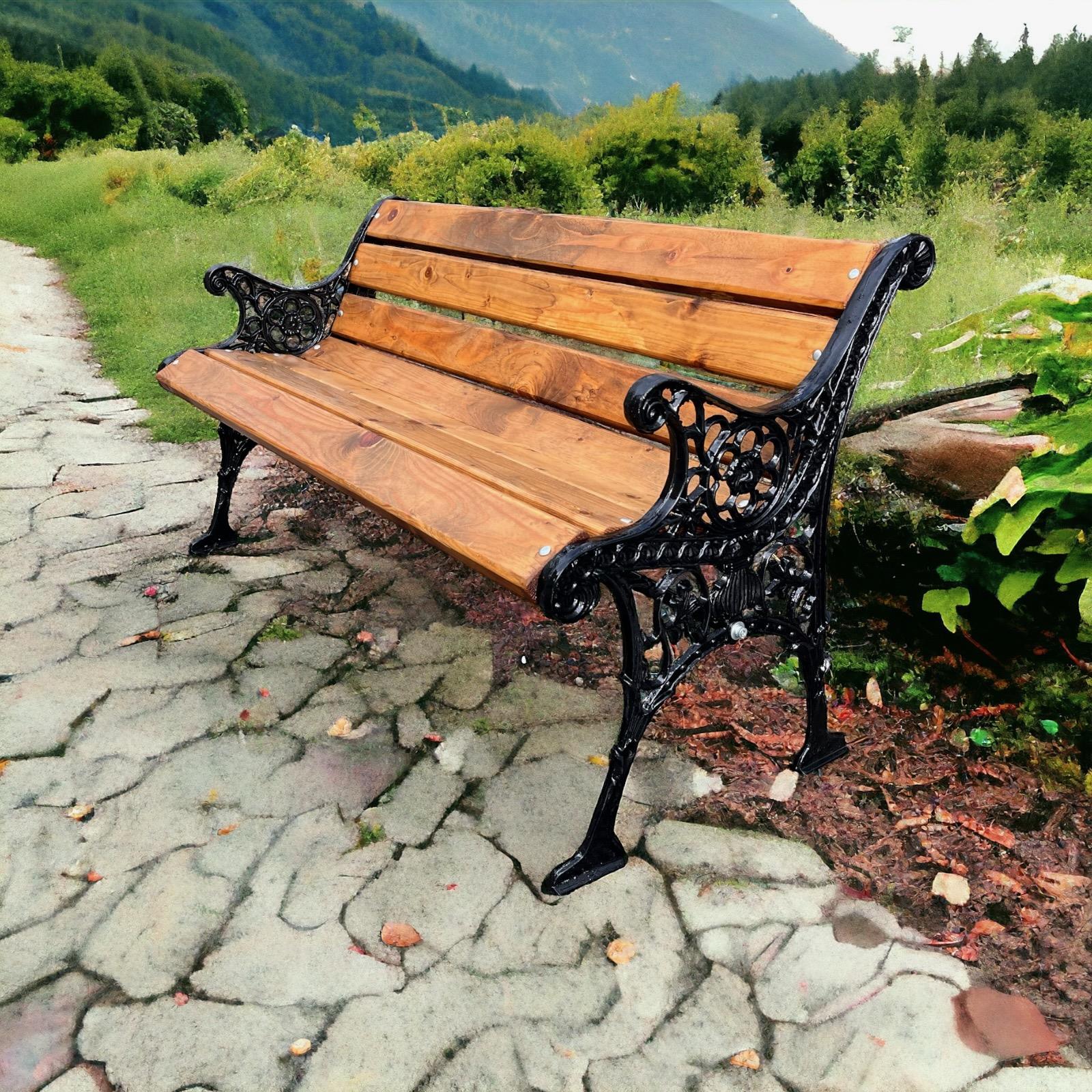 Motifli Döküm Bank, Park Bankı