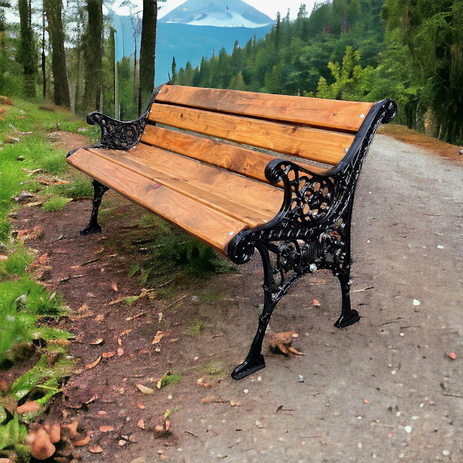 Motifli Döküm Bank, Park Bankı