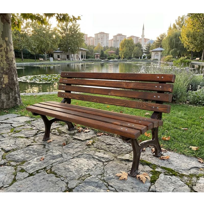 Orthopedic Cast Aluminum Park Bench 