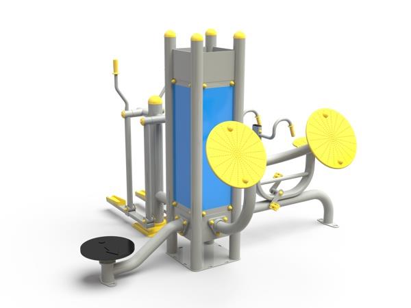 Park Spor Aleti, Panolu Spor Aletleri, Dörtlü Fitness Aleti