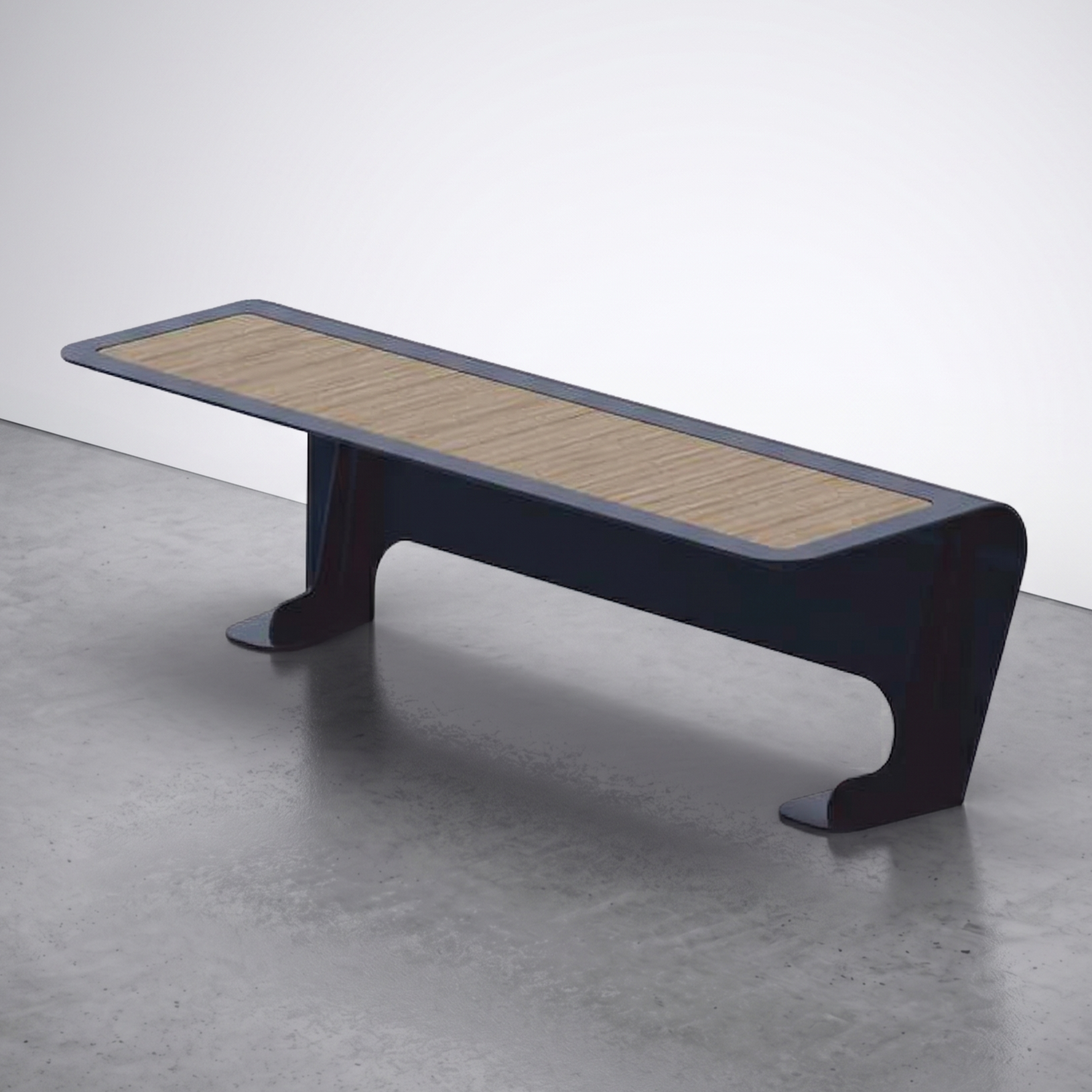 Landscape Design Bank with Robust Sheet Metal Body