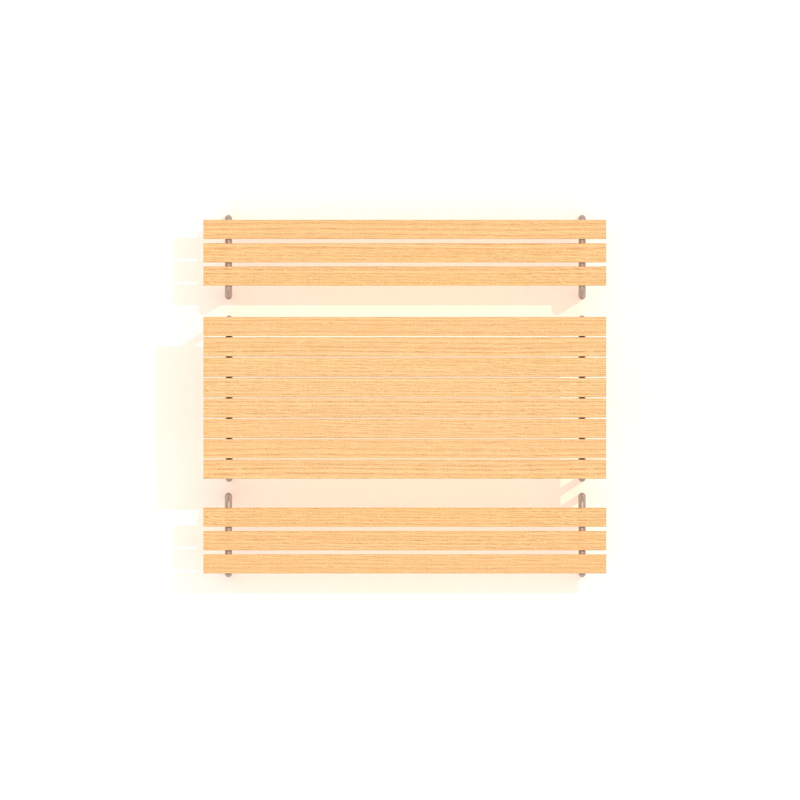 Piknik Masası 145 cm, Bağımsız Oturma Bankları