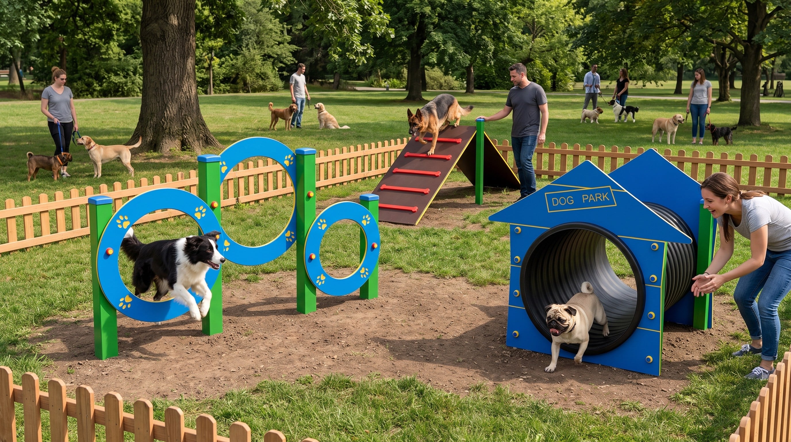 PRK-3 Dog Agility Course | Dog Play and Exercise Area