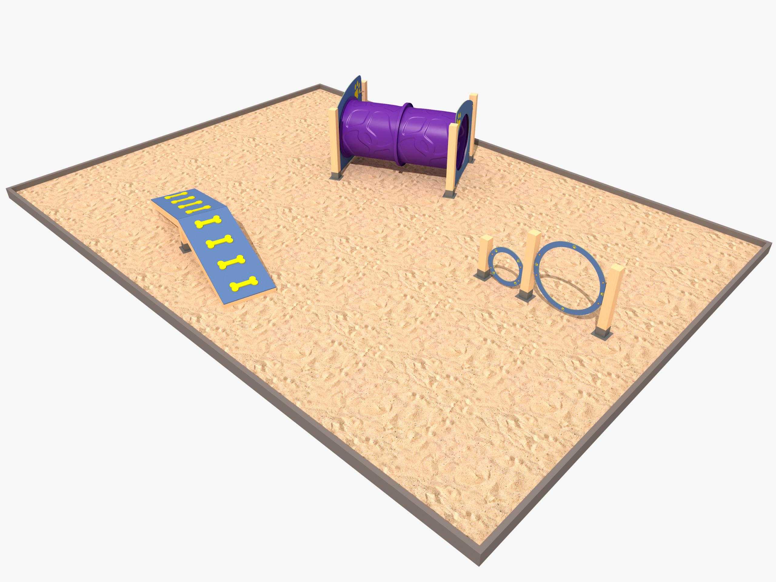 PRK-3 Köpek Eğitim Parkuru | Köpek Oyun ve Egzersiz Alanı 