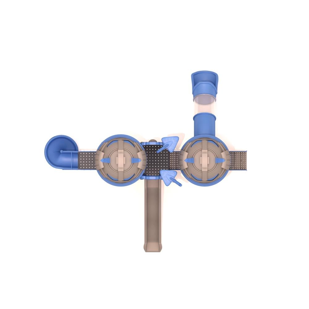 Robot Temalı 3-Platformlu Çocuk Oyun Parkı