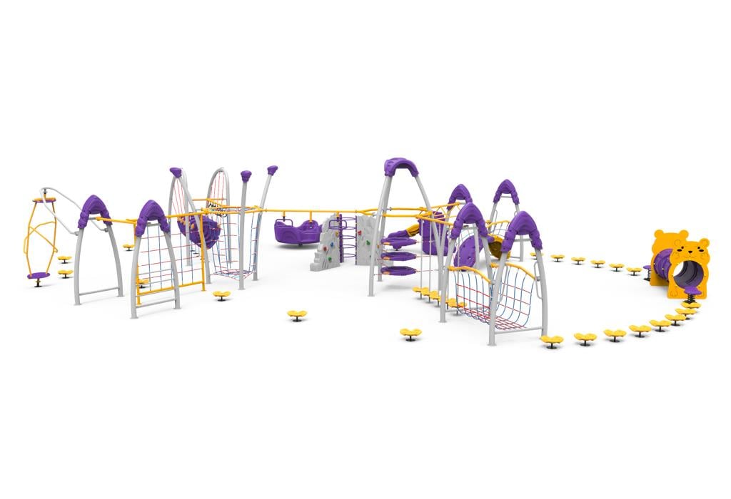 Çocuk Oyun Parkuru 10x8m, Survivor Seri Oyun Parkları