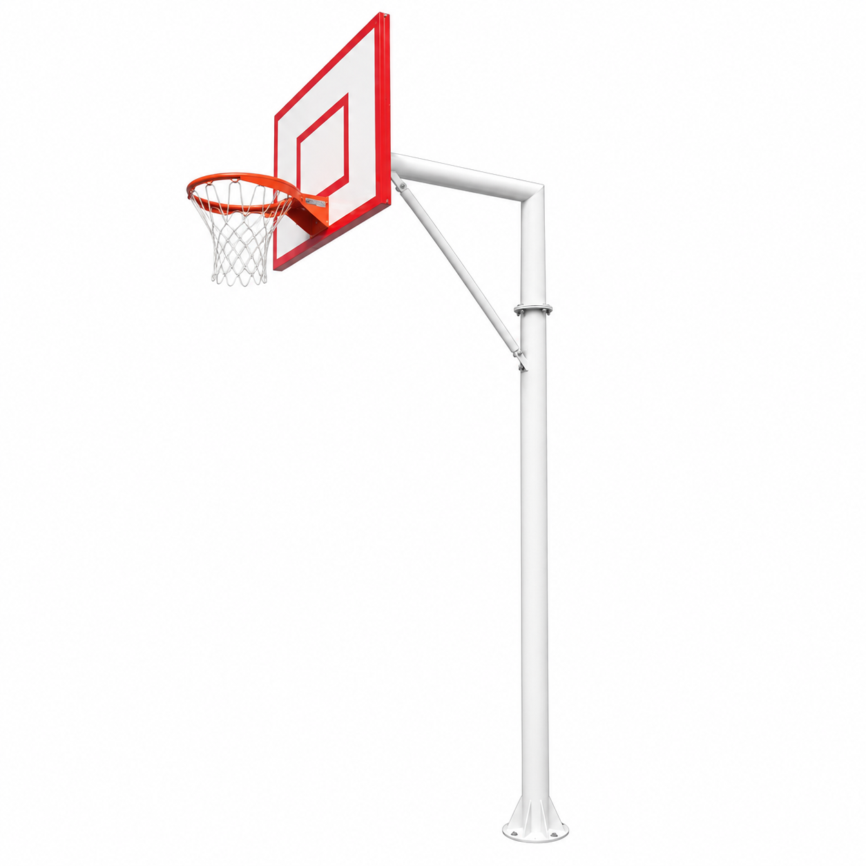 Tek Direkli Sabit Basketbol Potası 114 mm Sac Panyalı