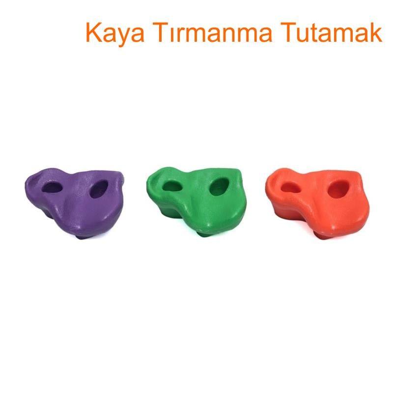 Tırmanma Duvarı Tutamağı 10lu Set | Plastik Tırmanma Taşı | Duvar Tırmanma Aparatı