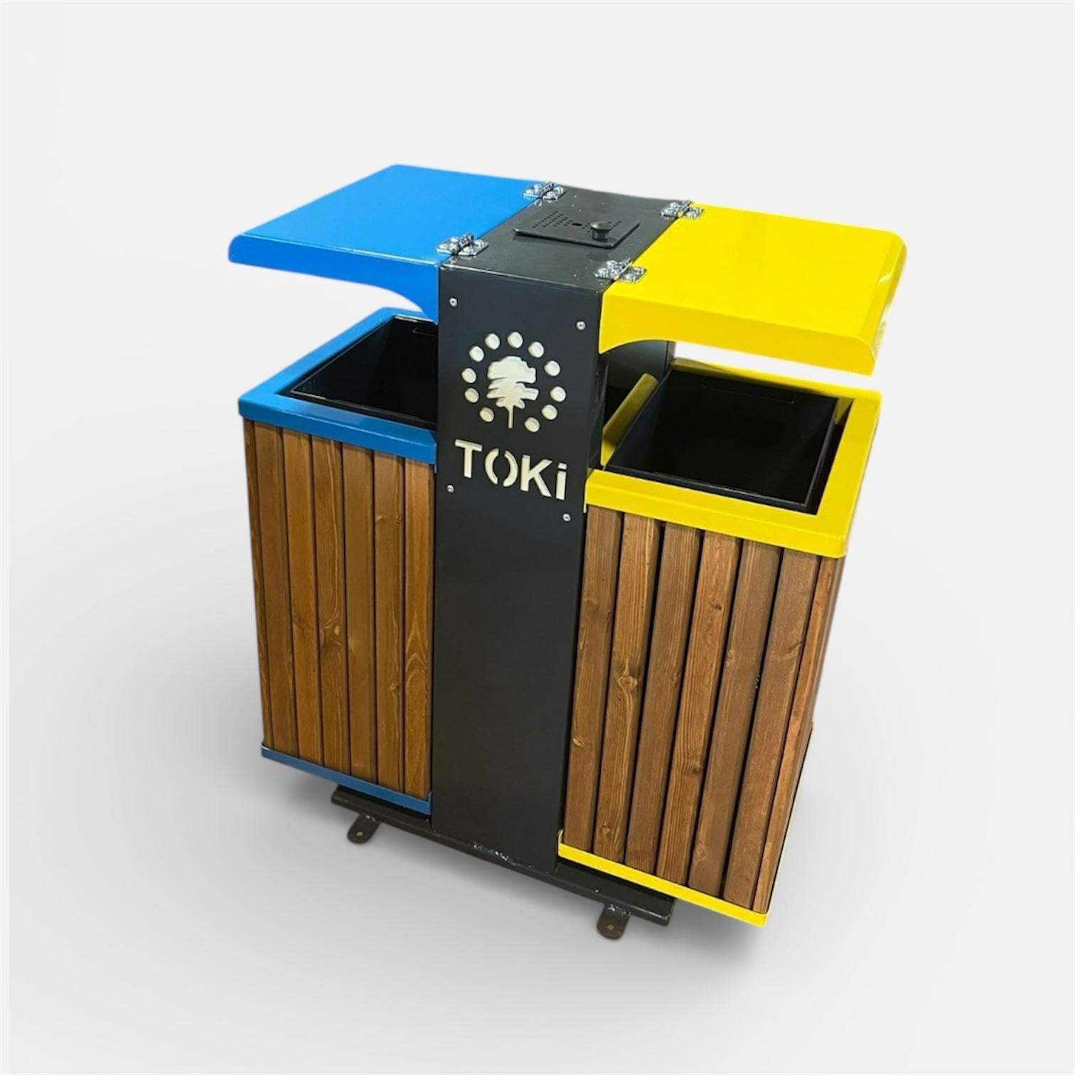 TOKİ Modeli Dış Mekan Çöp Kovası | Dayanıklı ve Modern Kent Mobilyası