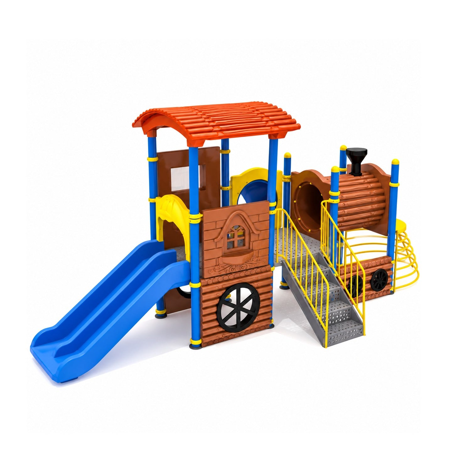 Tren Temalı Çocuk Oyun Grubu - TRN-01 Modeli