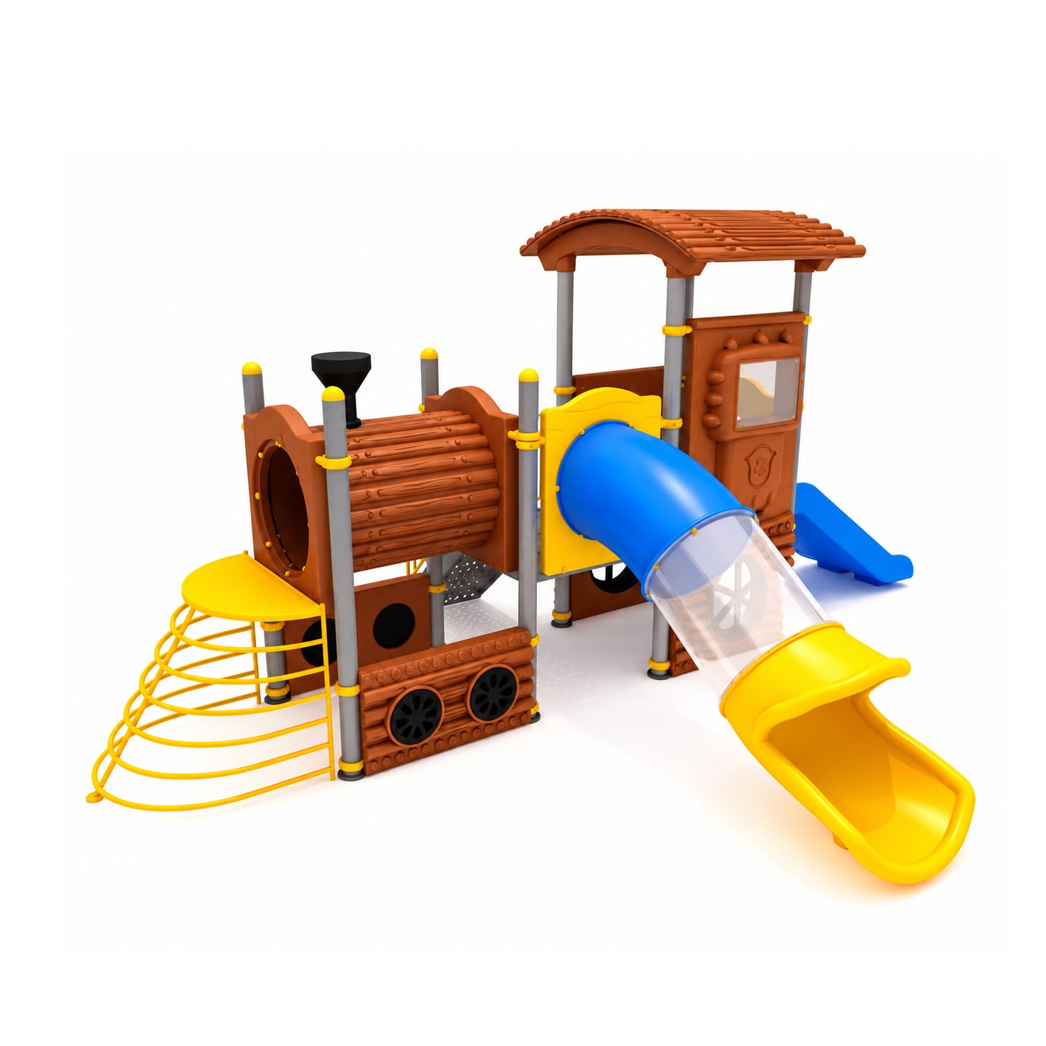 Tren Temalı Çocuk Oyun Grubu - TRN-01 Modeli