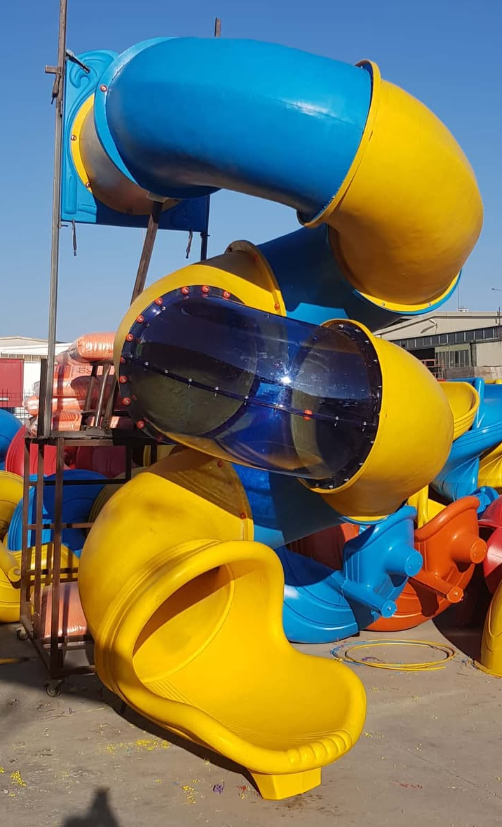 Tüp Helezon Kaydırak h300 – Saydam Detaylı 