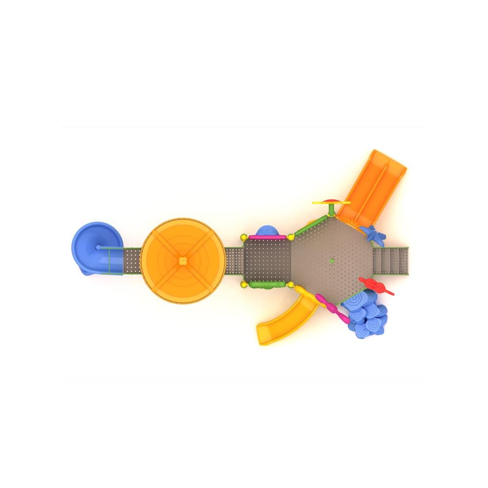 Çocuk Oyun Parkı, Üç Kuleli, Üç Kaydıraklı 8x5m