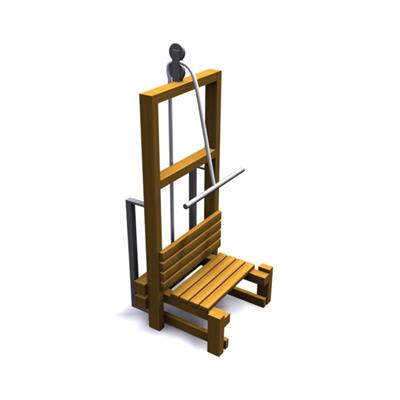  Ahşap Fıtnes Aletleri,  Ağırlık Çekme Aleti