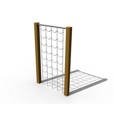 Vertical Chain Climb FW03 – Outdoor Wooden Fitness Equipment