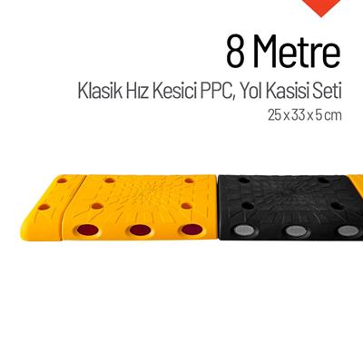 8 Metre Hız Kesici Set | Kapaklı Yol Kasisi Uygulaması