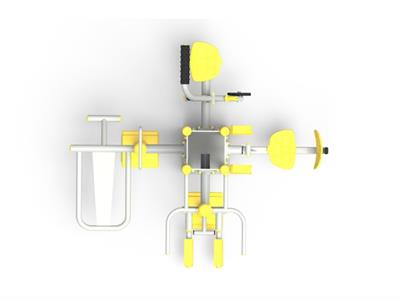 4-in-1 Fitness Station PF-13 – Outdoor Strength & Stretch Equipment