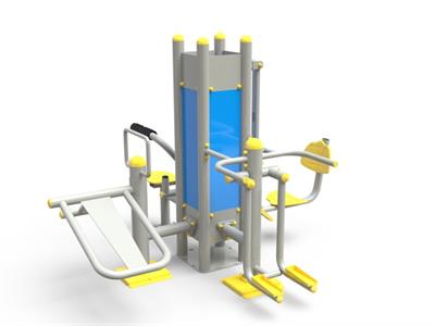 4-in-1 Fitness Station PF-13 – Outdoor Strength & Stretch Equipment