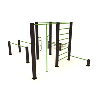 Workout Fitness İstasyonu 385x435cm Kullanıcı Kapasitesi 10 Kişi