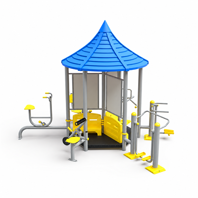 Açık Alan Spor İstasyonu, Çatılı Fitness Aleti 6lı